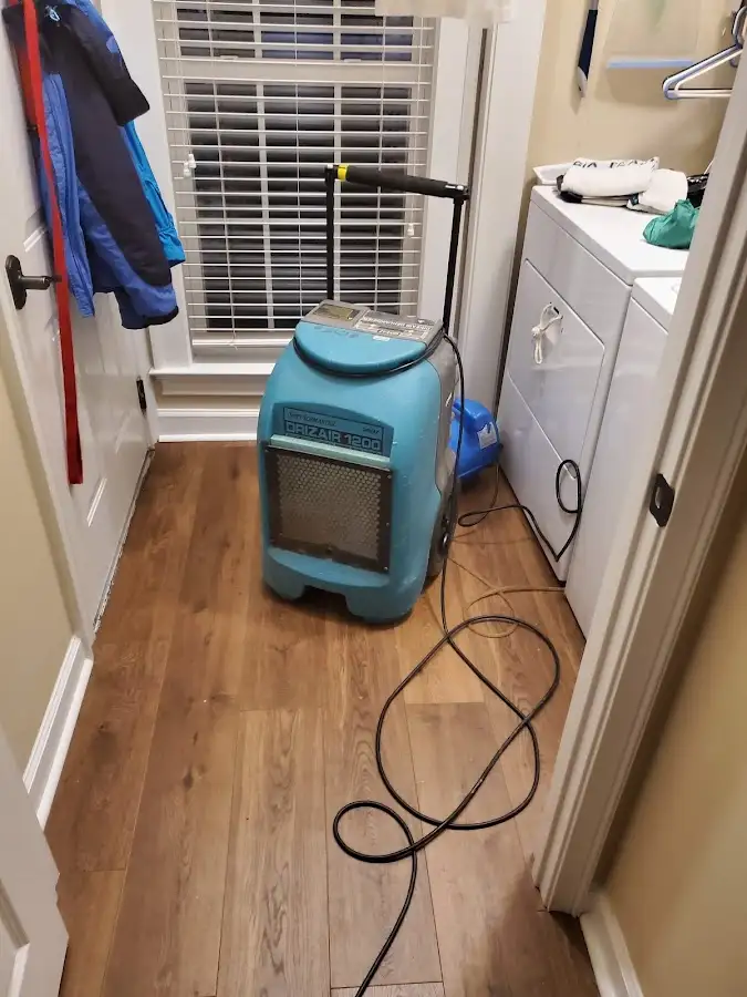 Commercial dehumidifier deployed for Flood Damage Cleanup in Ottawa