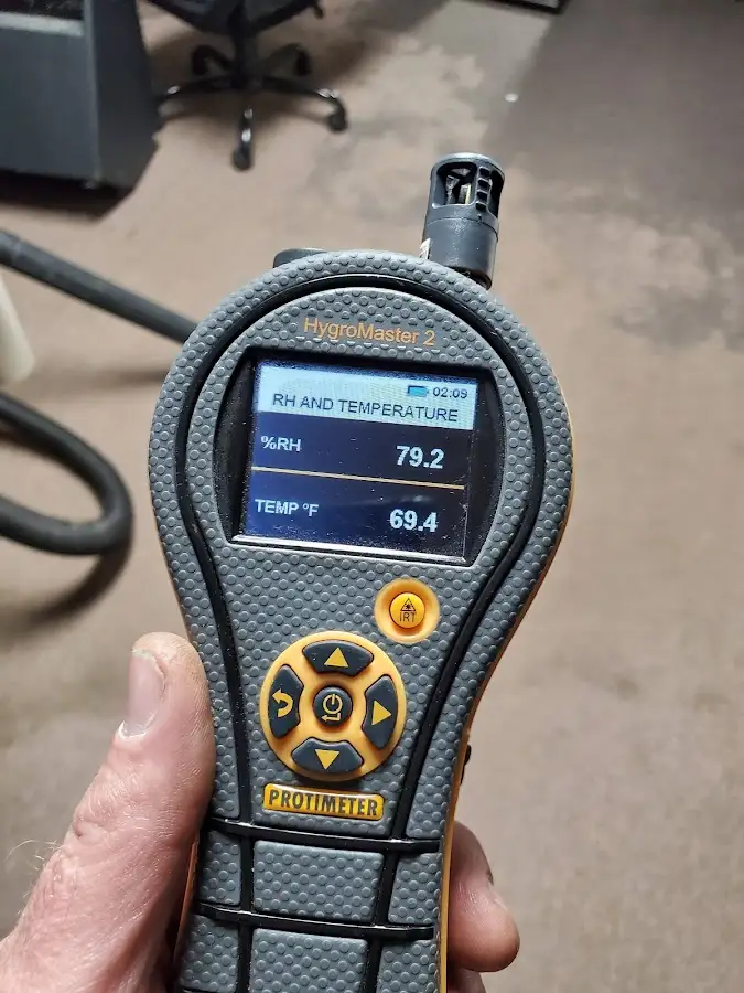 Moisture meter humidity assessment for Mold Remediation & Removal in Ottawa
